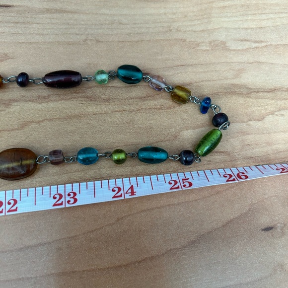2000’s Long Glass Bead Necklace - Picture 4 of 4